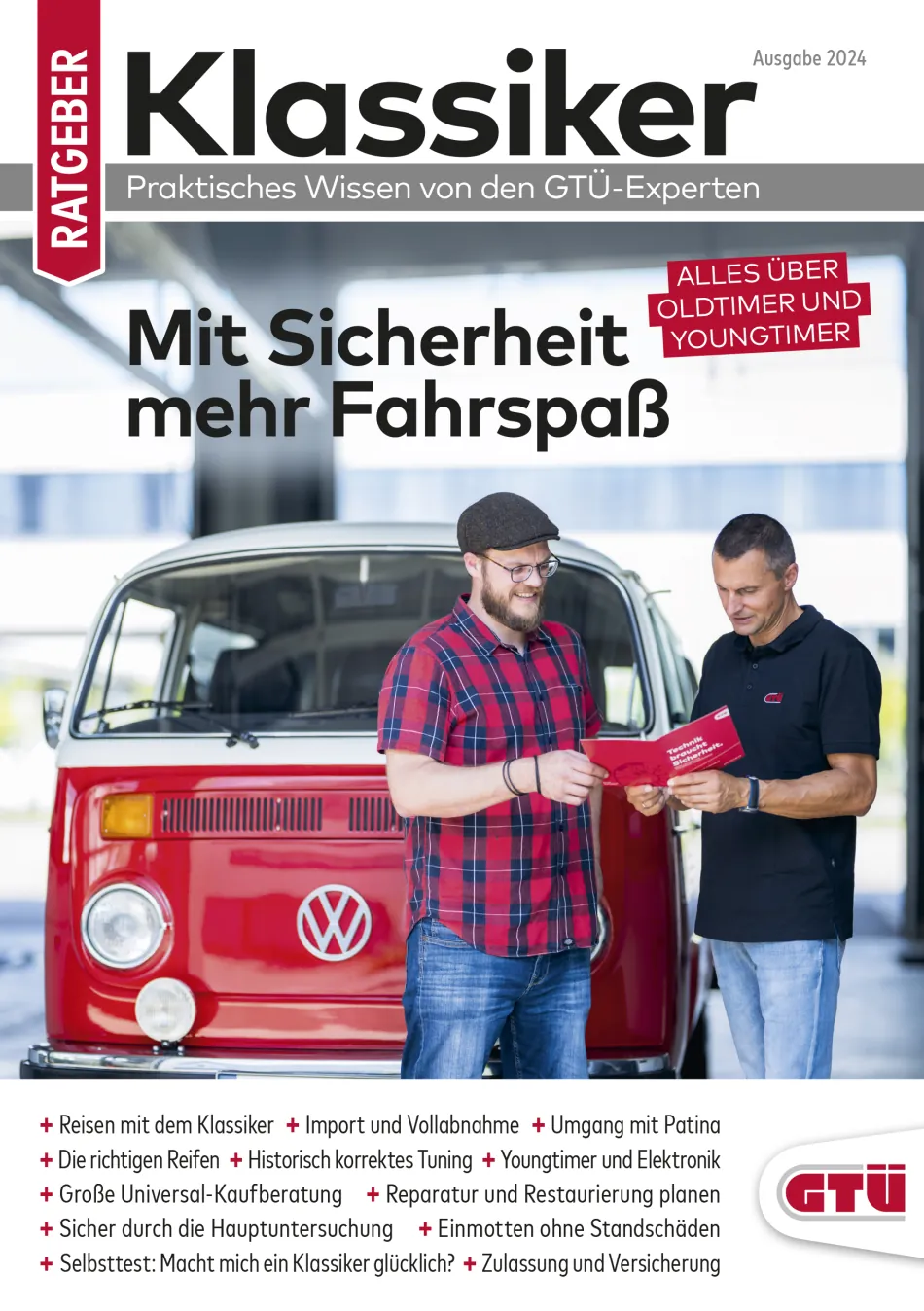 Titelseite des GTÜ-Oldtimer-Ratgebers