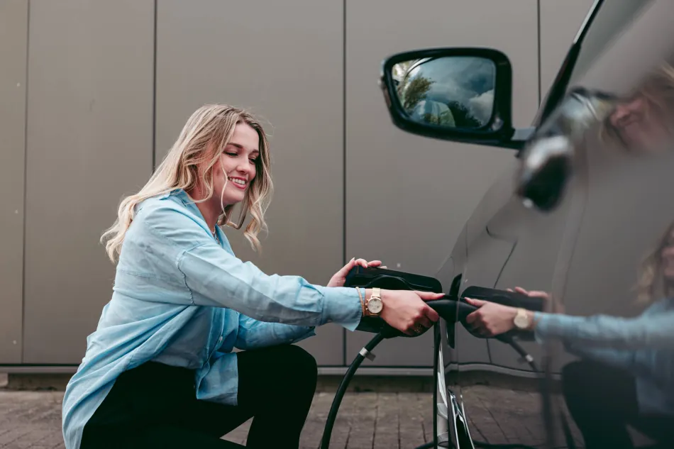 Aufladen eines E-Autos