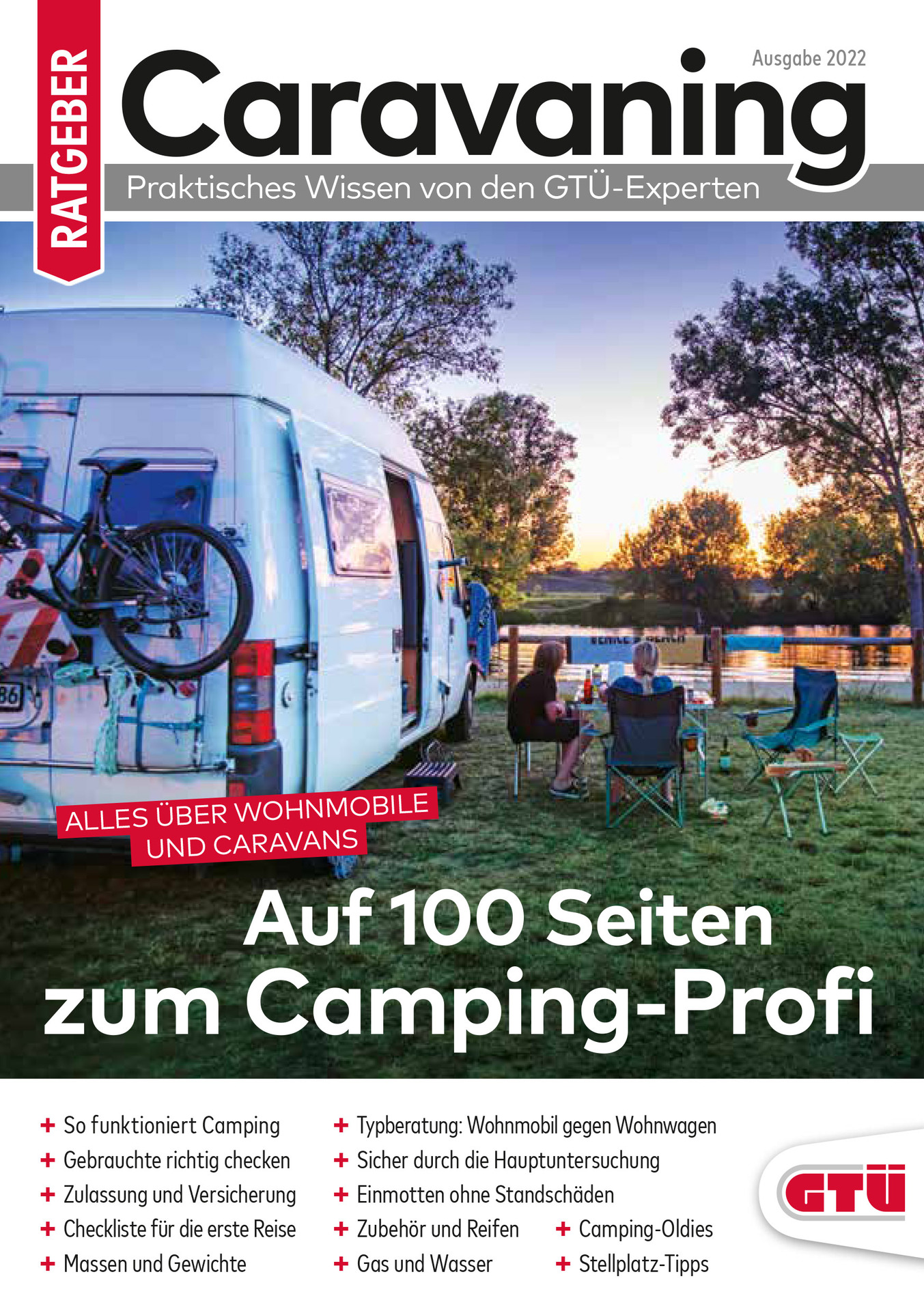 Titelseite des GTÜ-Caravaning-Ratgebers